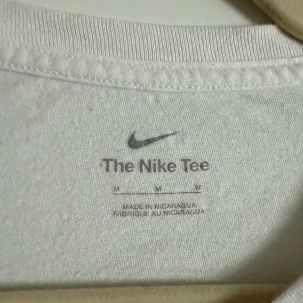 Nike Clark White Tee with Gray Logo - Picture 3 of 6